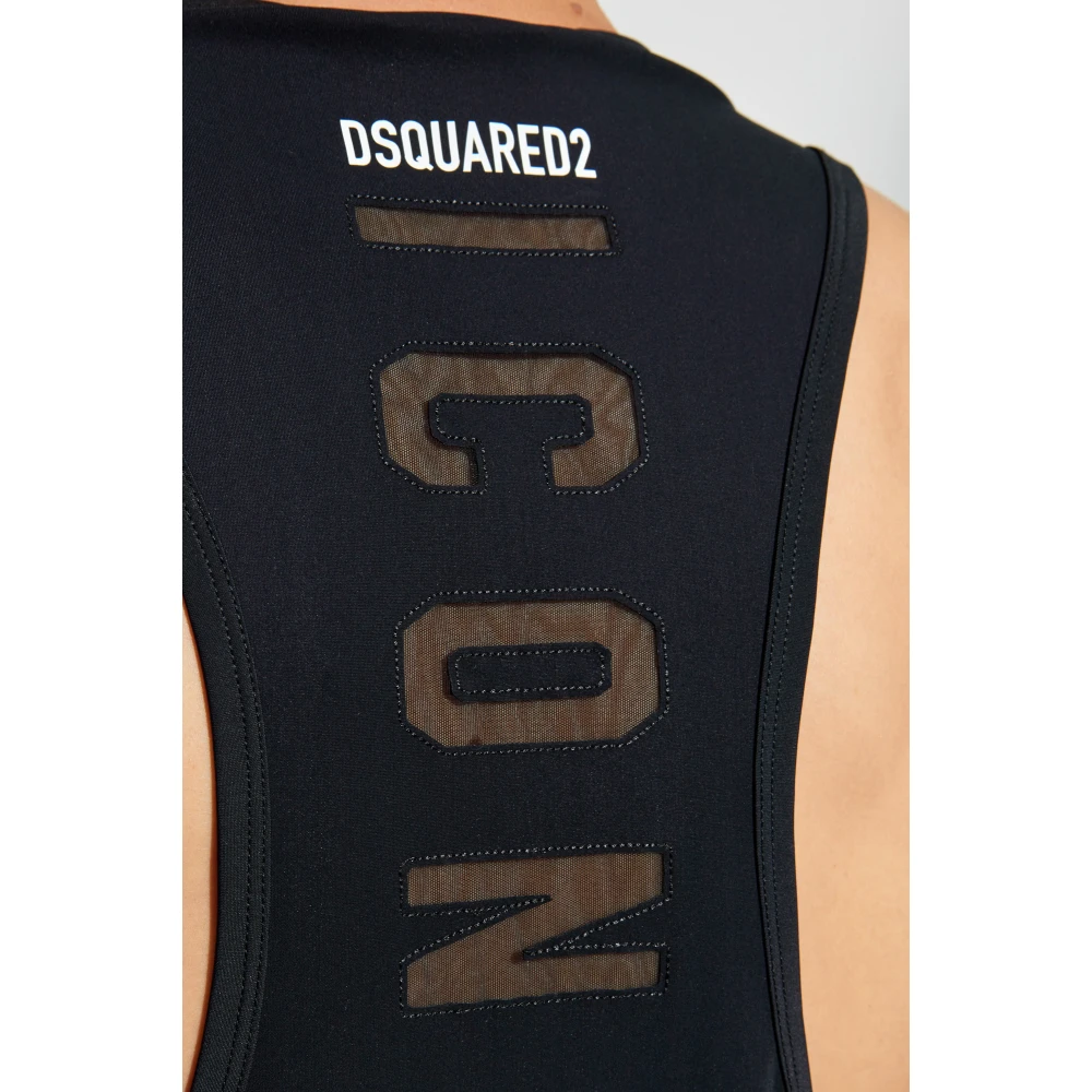 Dsquared2 Top uit de 'Underwear' collectie Black Heren