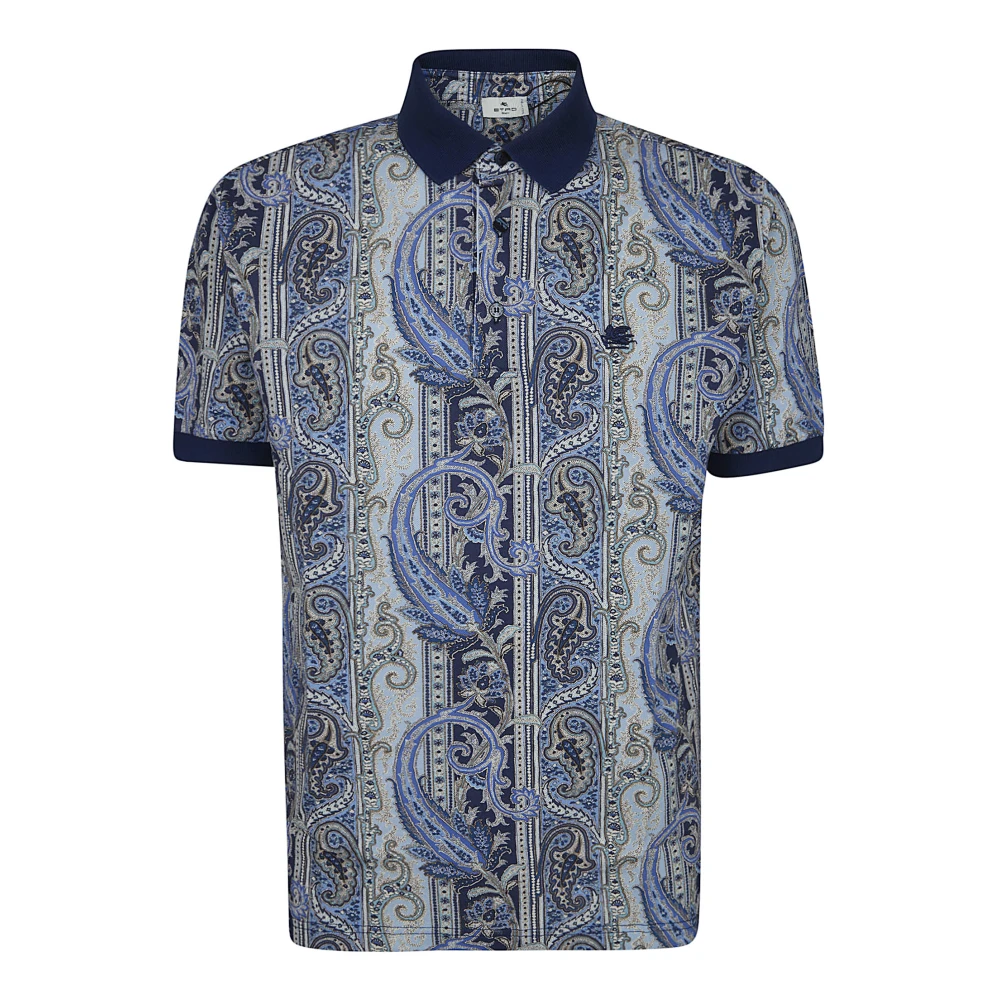 Etro Men's Multicolor Roma Polo - Polo Shirts - S - Tops