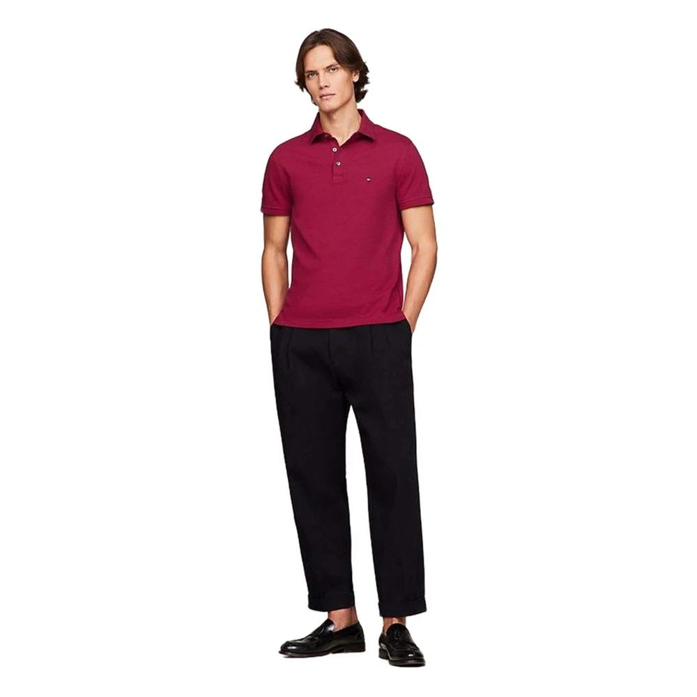 Tommy Hilfiger Polo met korte mouwen Red Heren