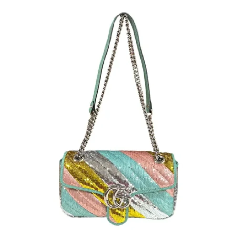 Gucci Vintage Pre-owned Fabric shoulder-bags Multicolor Dames