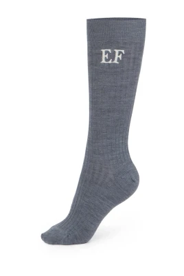 Stretch Wool Socks with Logo