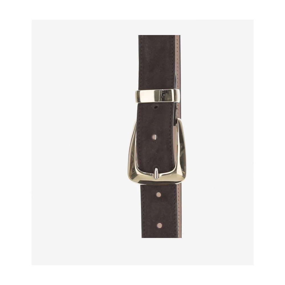 Khaite Gouden Gesp Benny Riem Brown Dames