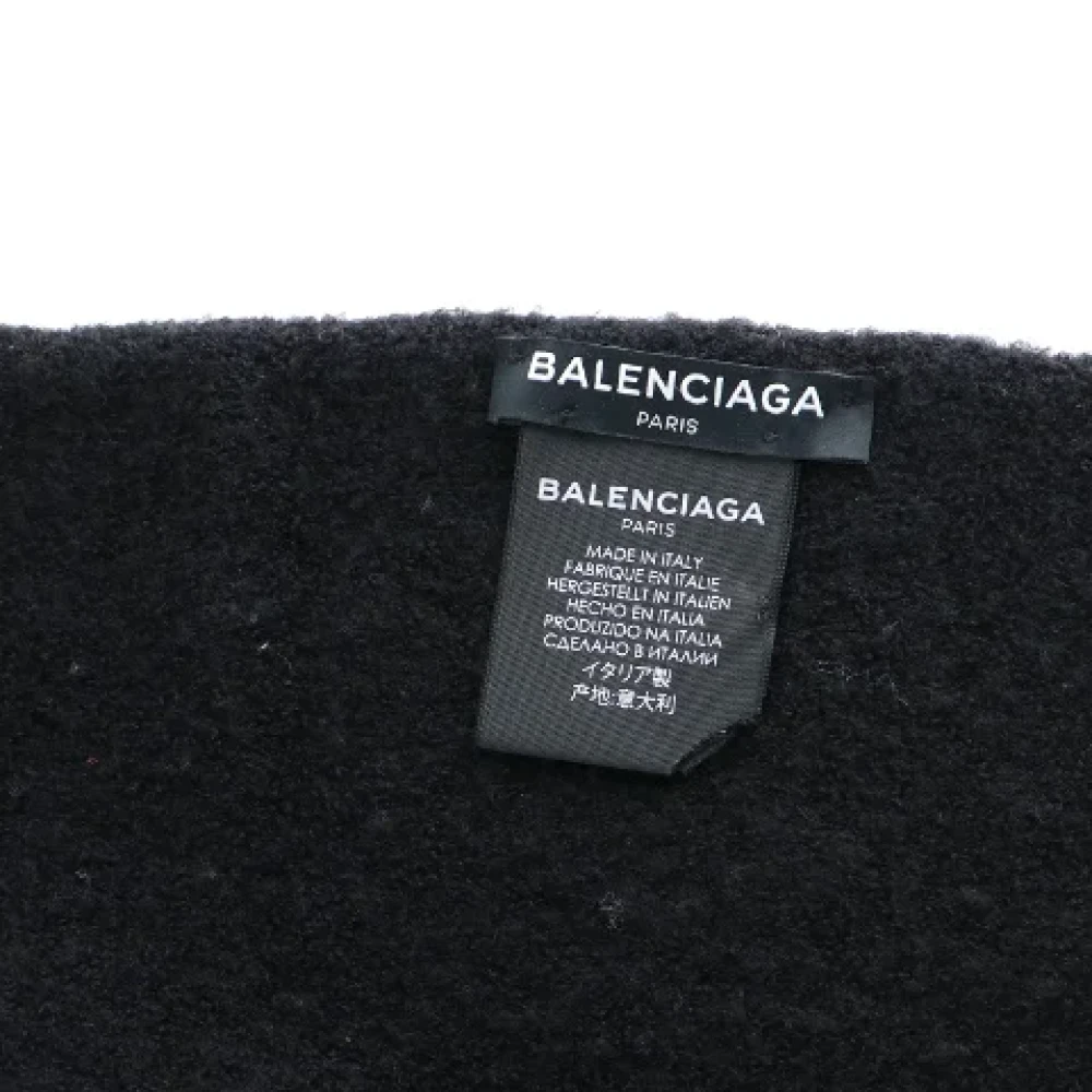 Balenciaga Vintage Pre-owned Silk scarves Gray Dames