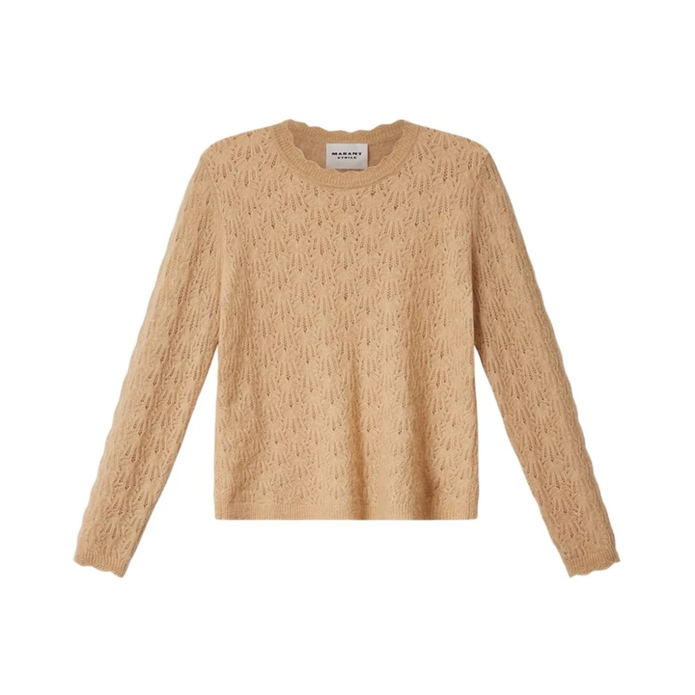 Marant Étoile Vrouw Beige Truien & Vesten Dames, S, Marant Etoile Truien