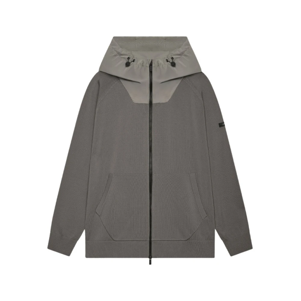 Suns Mannelijk Bruin Jassen Heren, S, Nylon, Technische Jas Met Capuchon