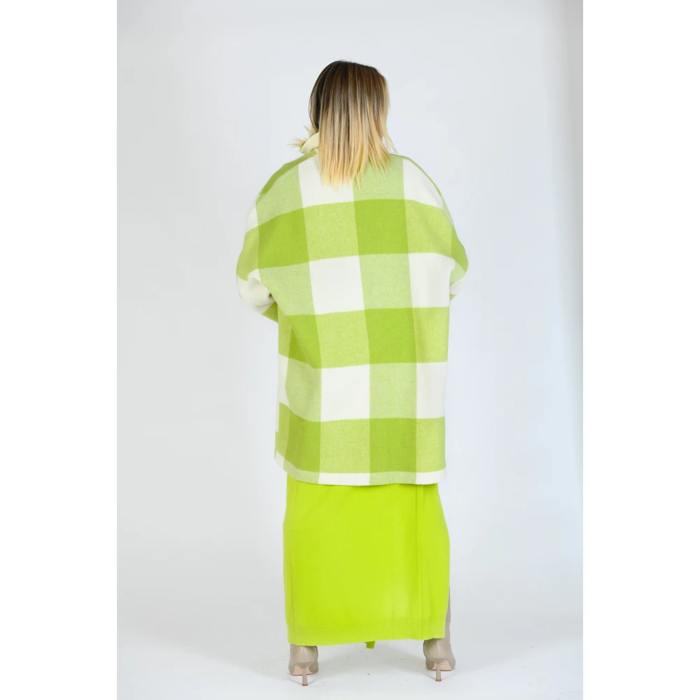 Semicouture Vichy Check Coat Multicolor Dames