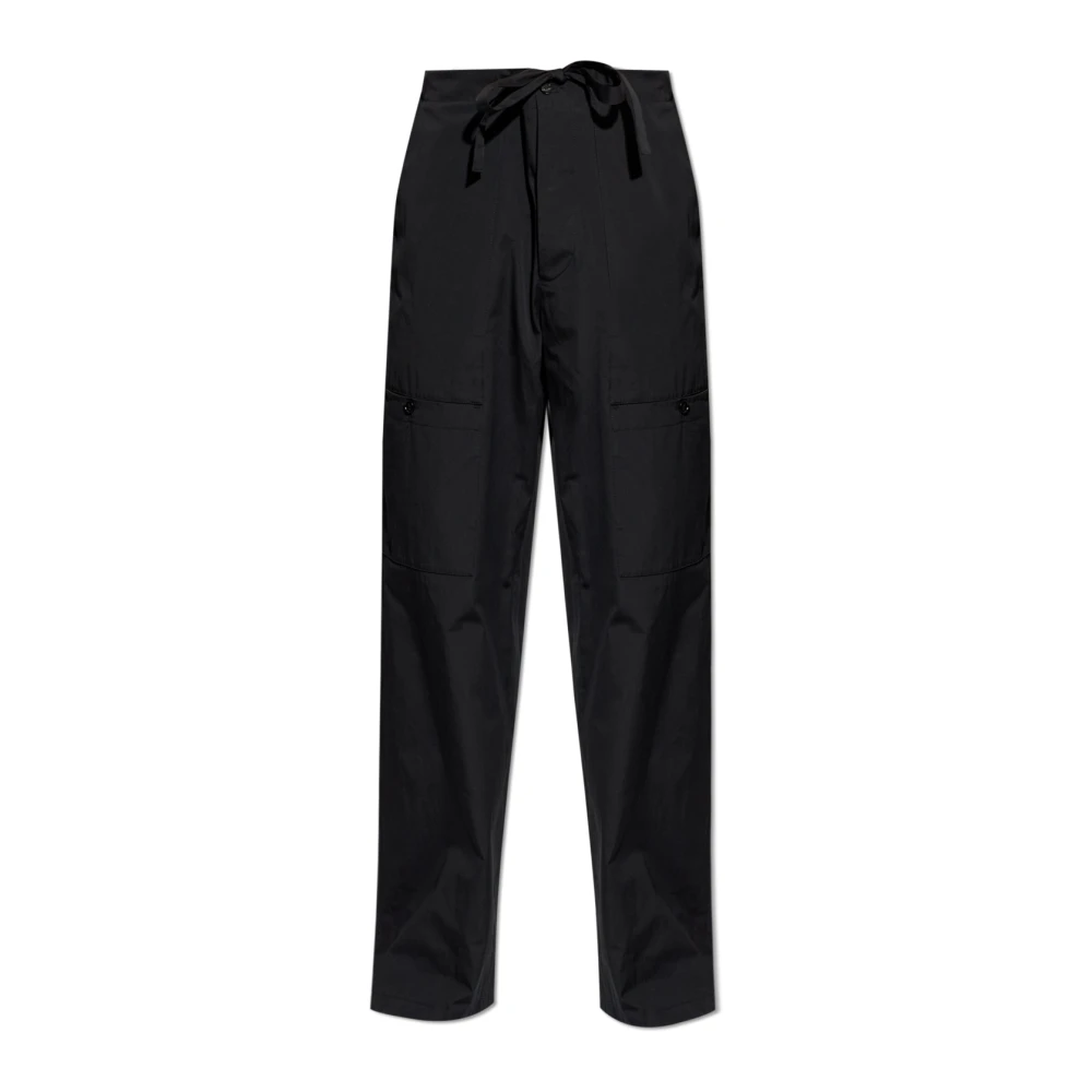 Jil Sander Svart Cargo Trousers