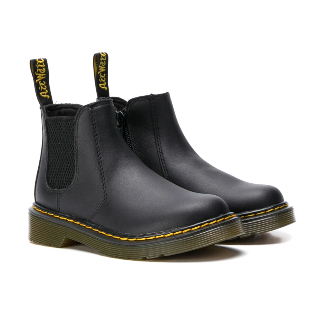 Dr. Martens Svarta Klassiska Stövlar Black, Pojke