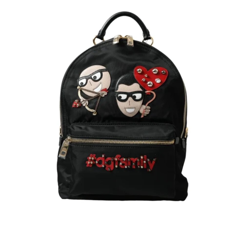 Dolce & Gabbana Pre-owned Fabric backpacks Black Dames