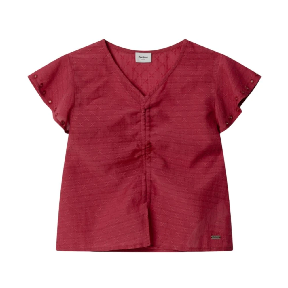 Pepe Jeans Girls Pink Honour Blouse - Kids Blouses - 4 Y - Kids