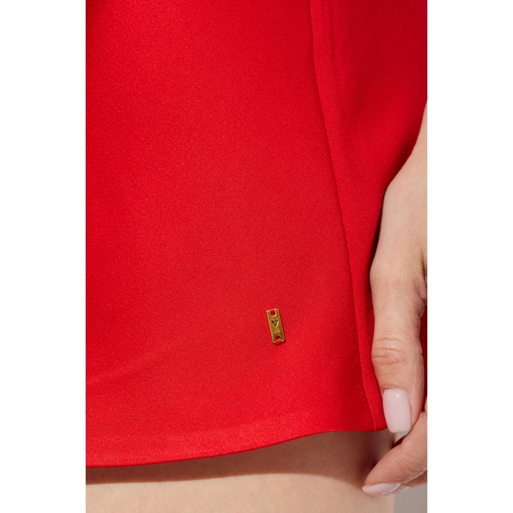 Ami Paris Mouwloze jurk Red Dames