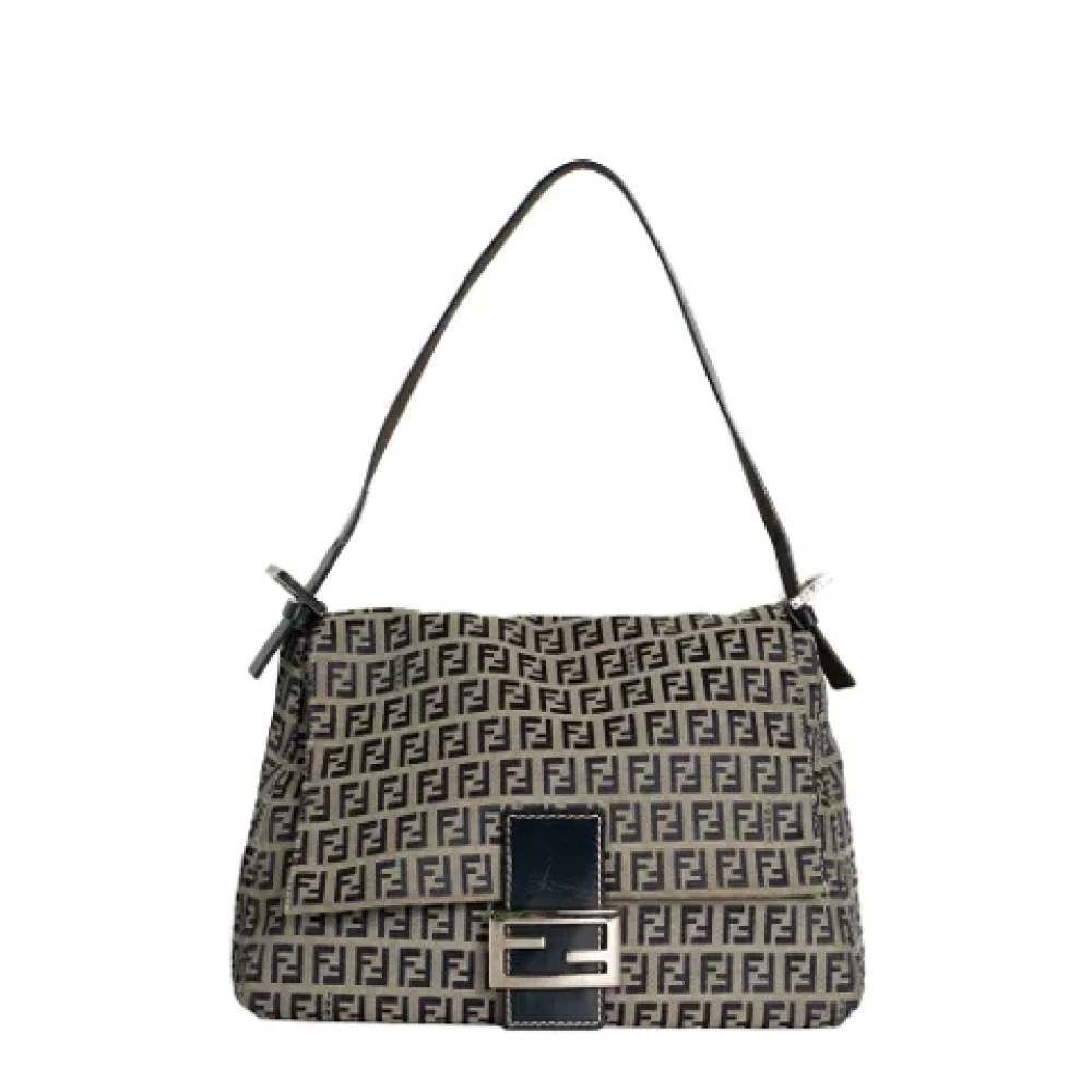 Fendi Vintage Pre-owned Canvas fendi-bags Blue Dames