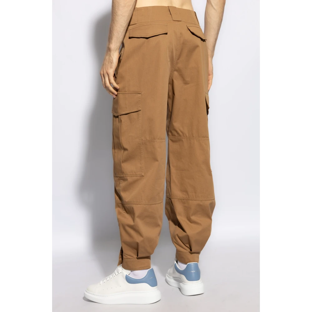 alexander mcqueen Cargo zak broek Brown Heren
