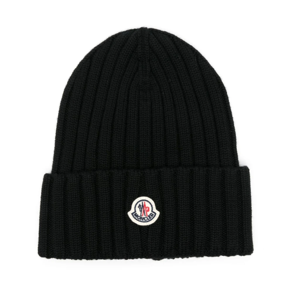 Moncler Women's Black Stylish Wool Hat - Accessories - One Size - Accessories