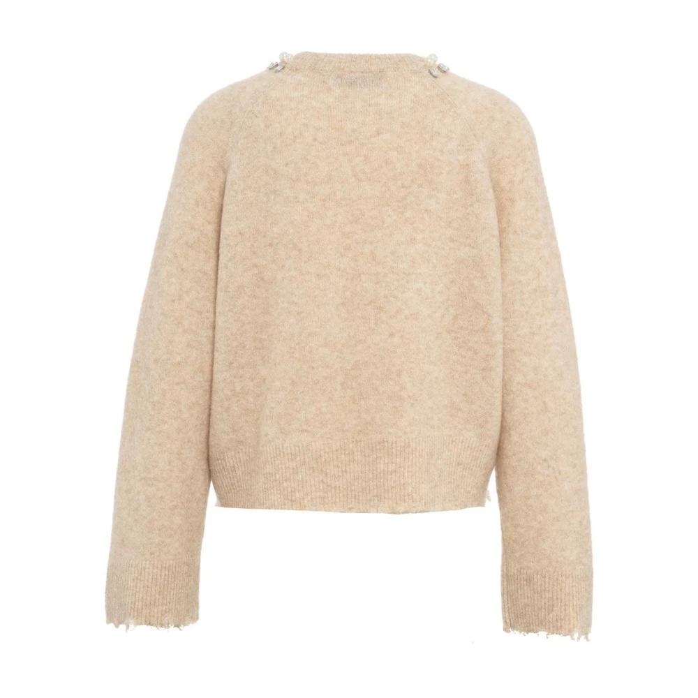 Kaos Beige Gebreide Kleding Aw24 voor Vrouwen Beige Dames
