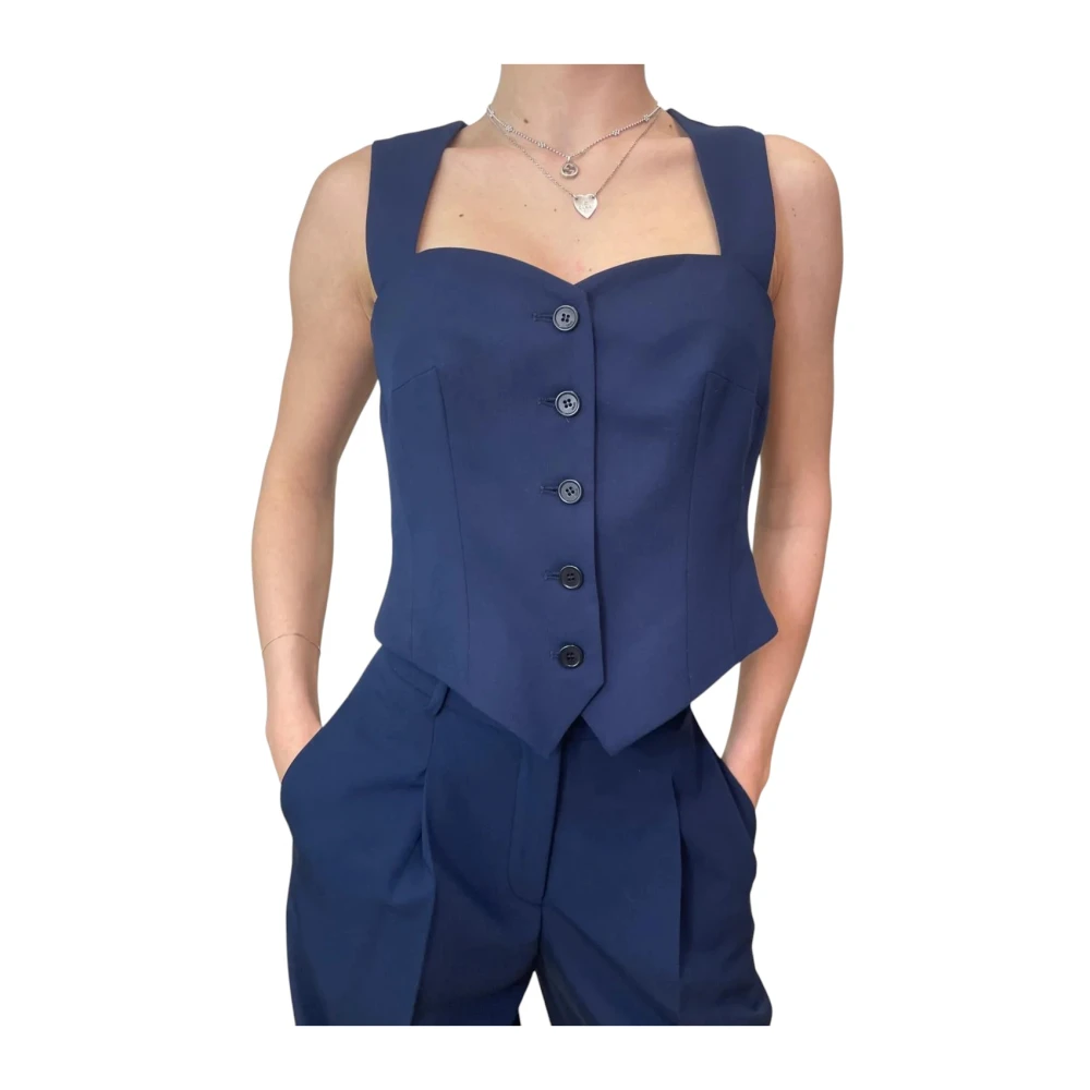 Liu Jo - Jackets > Vests - Blue - Liu Jo - Modalova