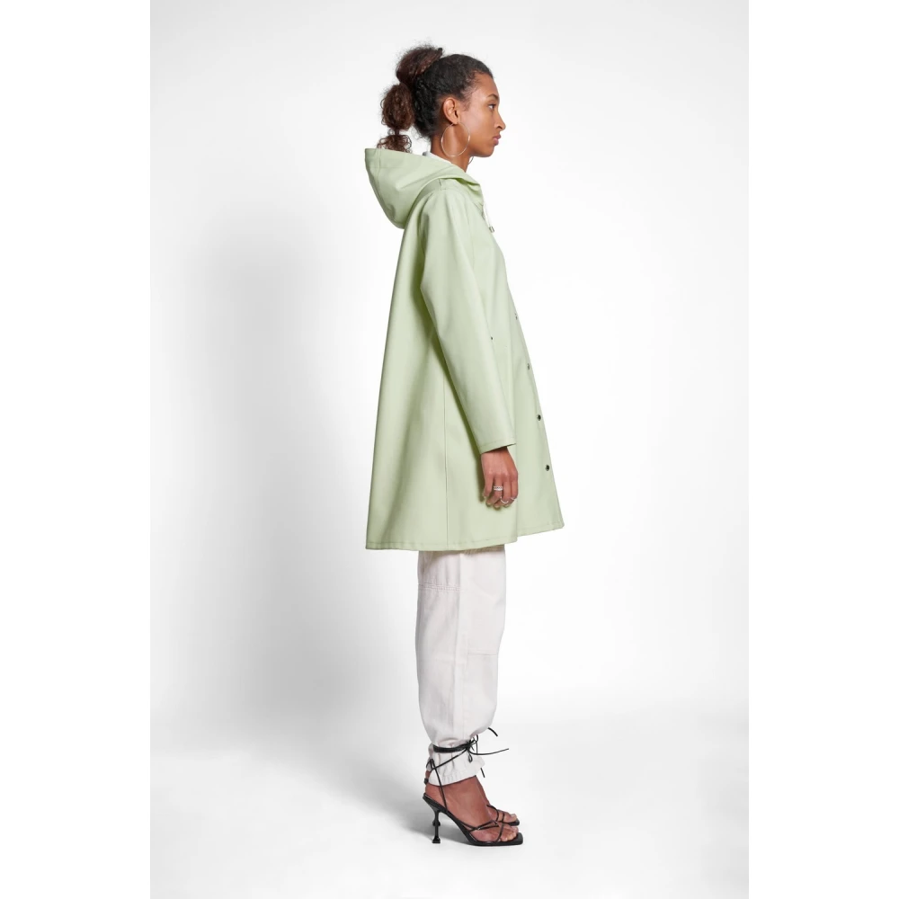 Stutterheim Stockholm Hilltop Raincoat Green Dames