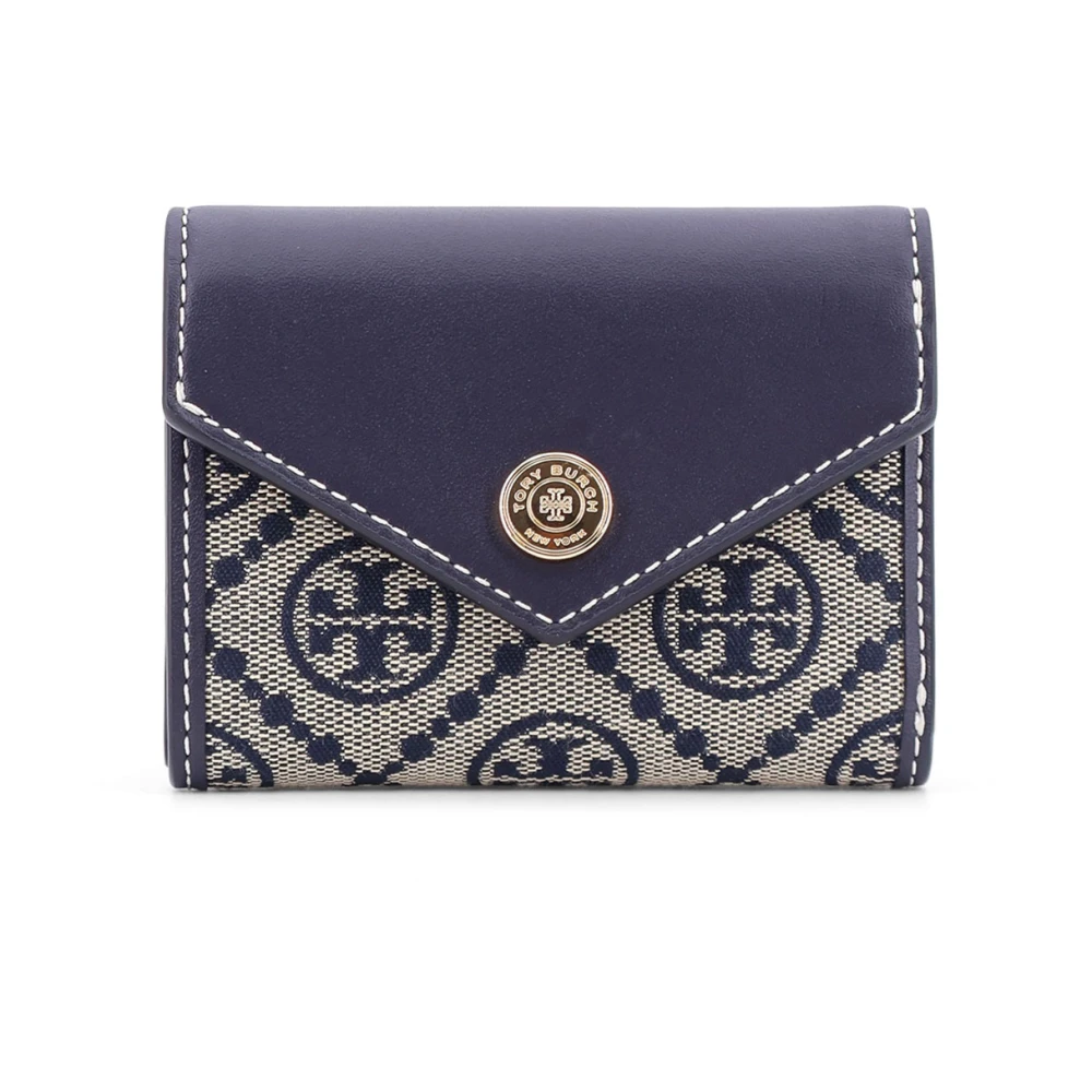 Tory Burch Women's Blue Wallets & Cardholders, One Size, Chic Wallet & Cardholder Set