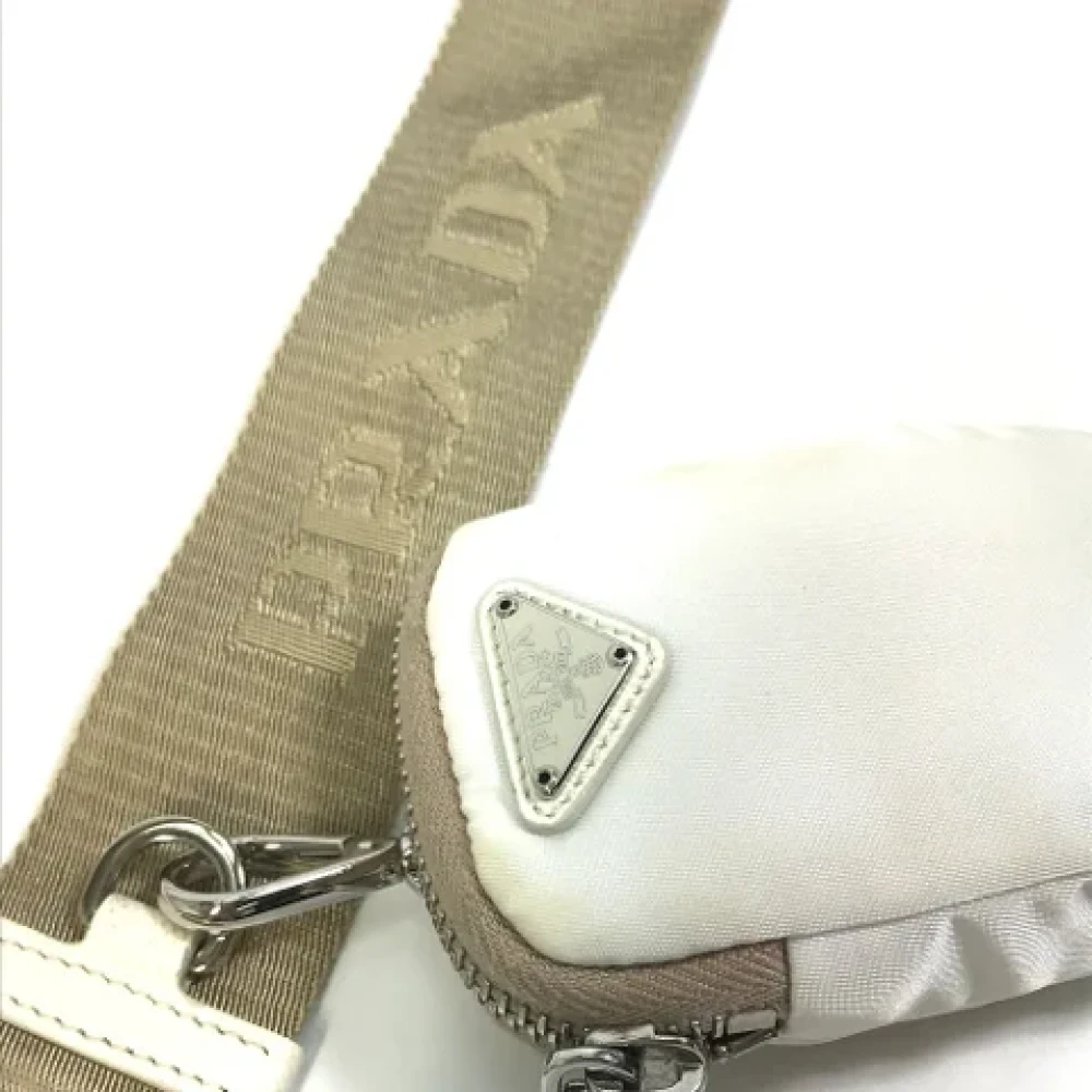 Prada Vintage Pre-owned Fabric prada-bags White Dames