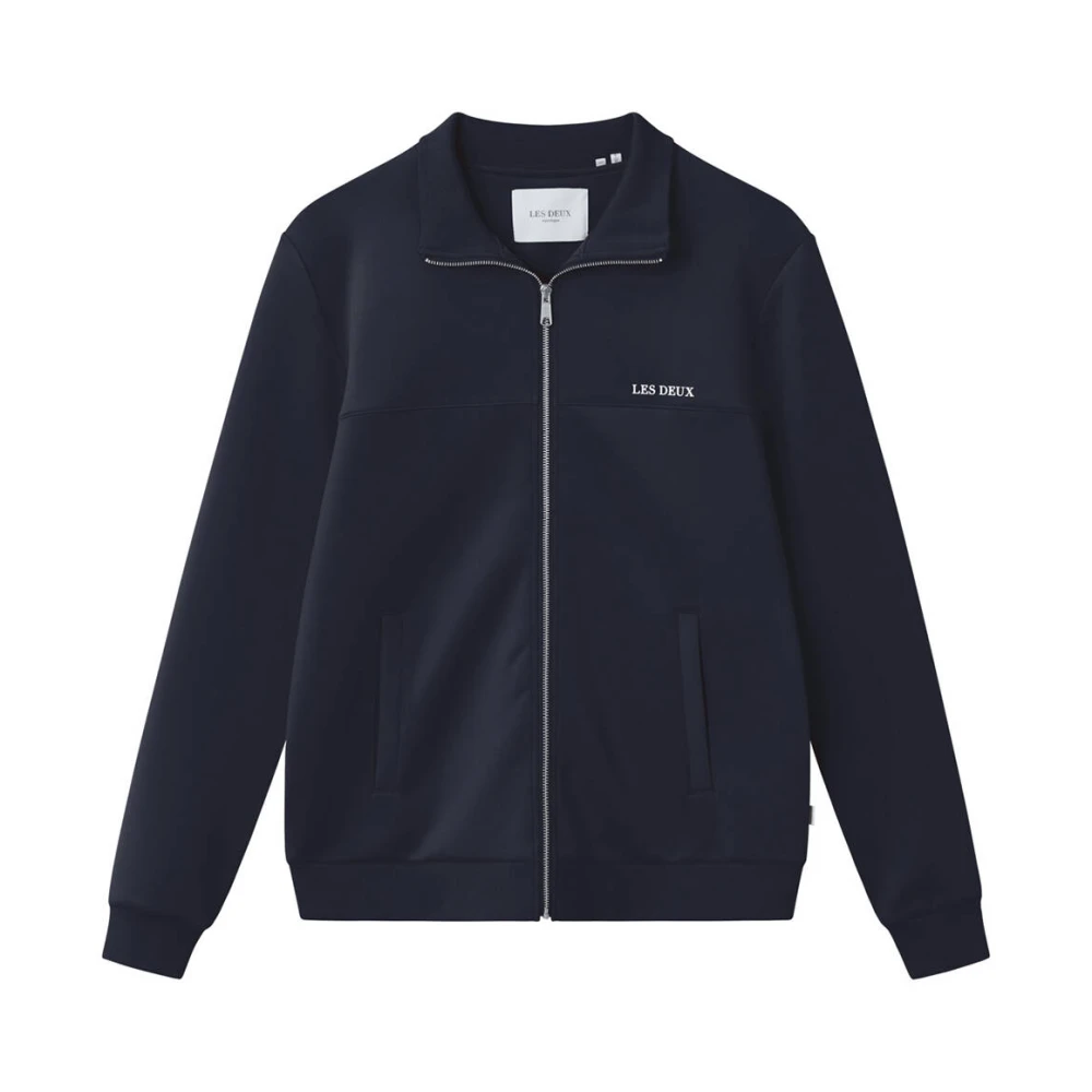 Les Deux Men's Blue Zip-Throughs, Xl, Ballier Track Jacket