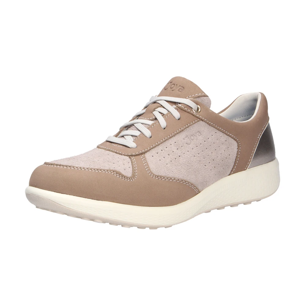 Joya Veterschoen met Comfort Dames Schoenen Beige