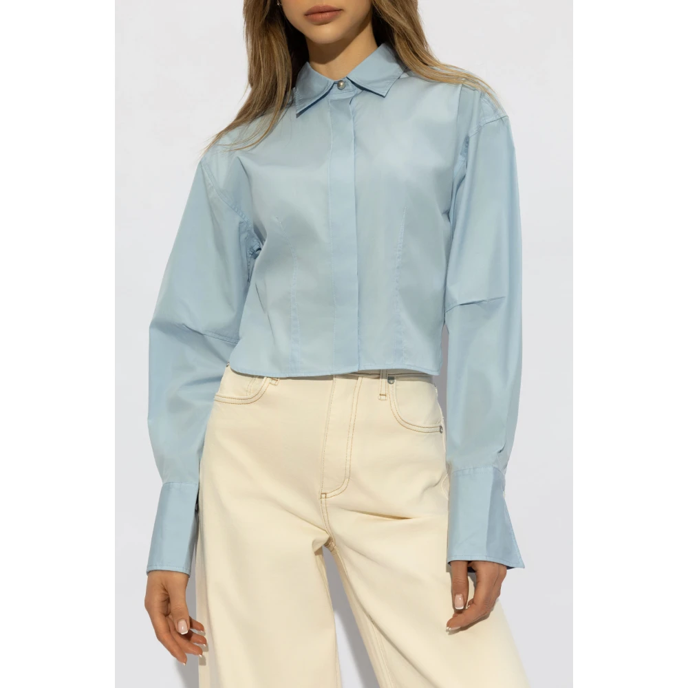 Rag & Bone Claudia Shirt Blue Dames