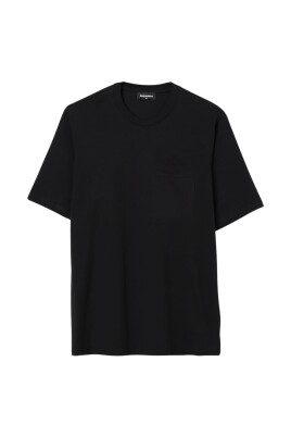 t-shirt-noir-avec-poche-brodee-pour-enfants