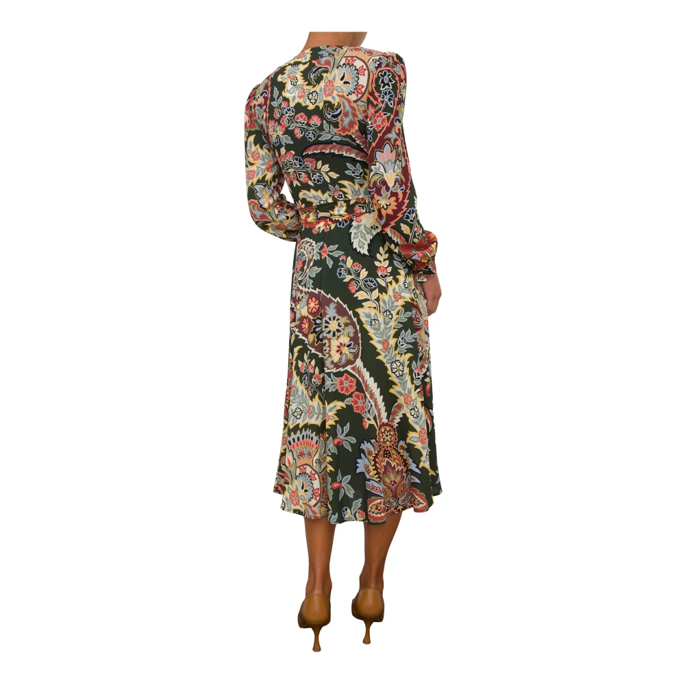 ETRO Fantasia Midi Jurken voor Vrouwen Multicolor Dames