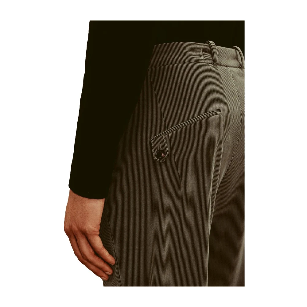 RRD Groene Velvet Techno Corduroy Broek Green Heren