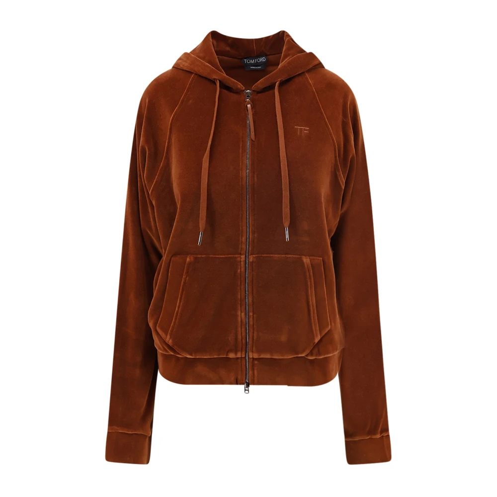 Tom Ford Damen Braun Sweatshirts & Hoodies, Lgröße: