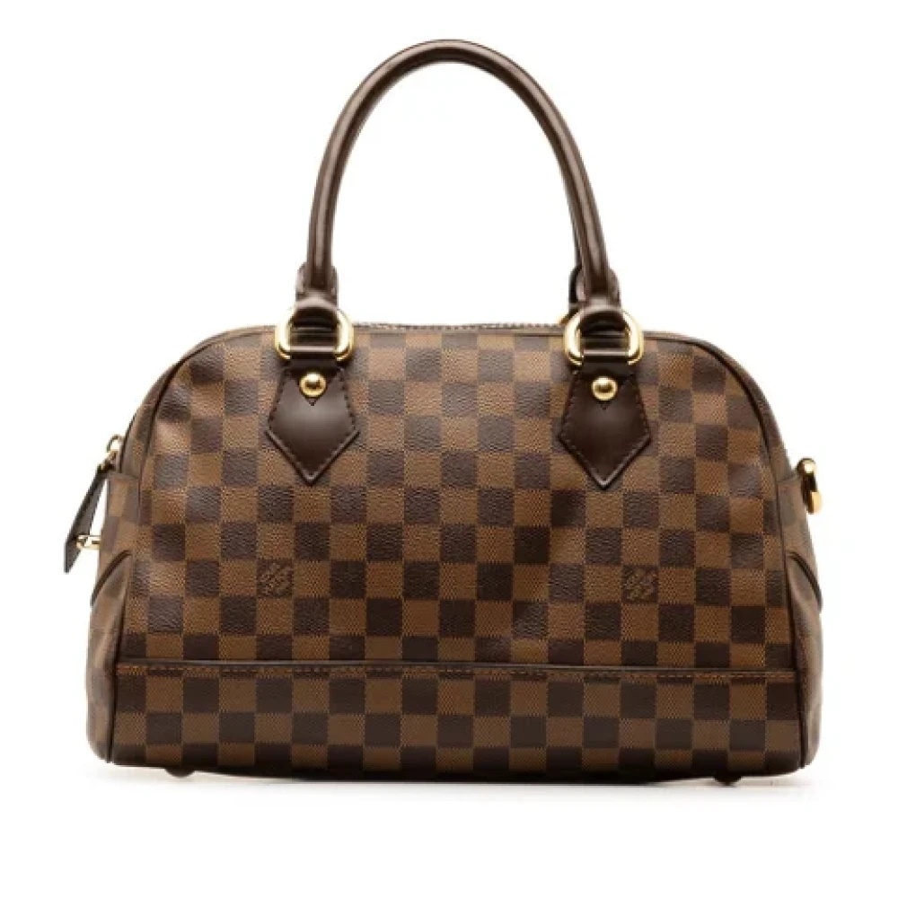 Louis Vuitton Vintage Pre-owned Leather travel-bags Brown Dames
