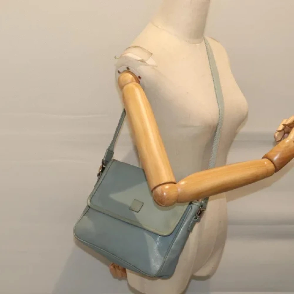 Gucci Vintage Pre-owned Canvas gucci-bags Blue Dames