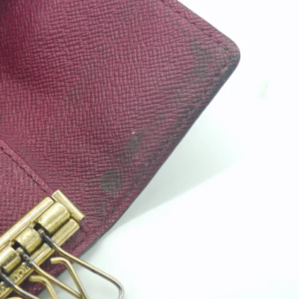 Louis Vuitton Vintage Pre-owned Fabric key-holders Brown Dames