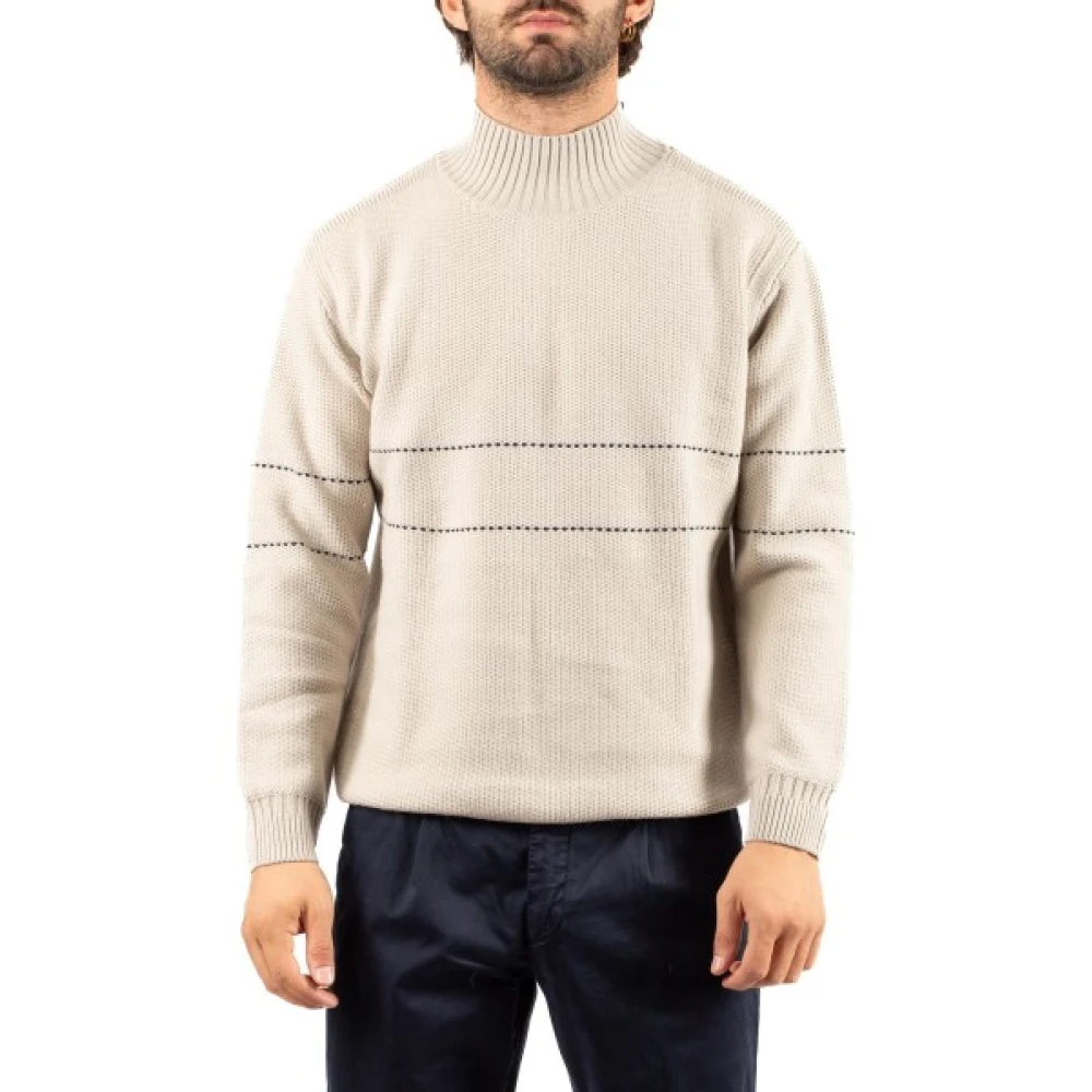 Emporio Armani - Rollkragenpullover - Knitwear - Herren - Beige - M - Bild 3