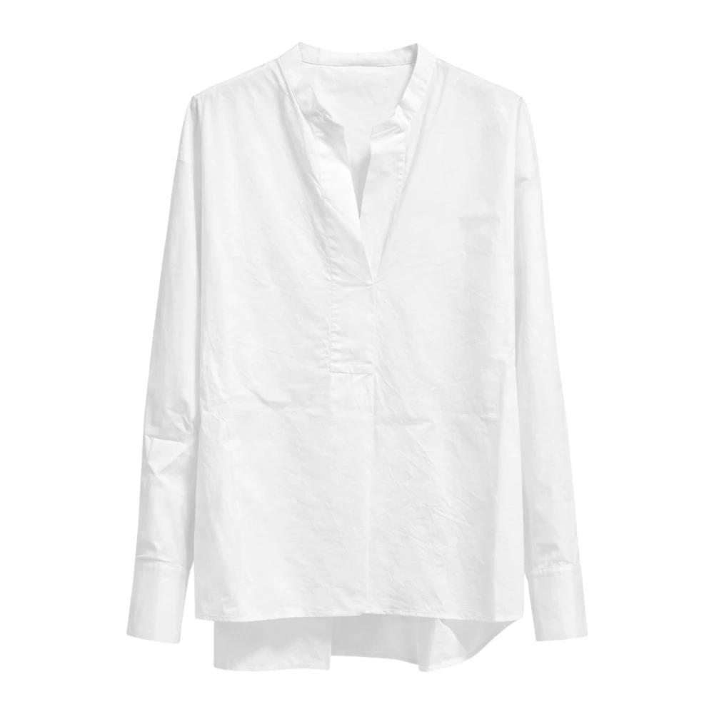 Pomandère Women's White Model 9494 Blouse