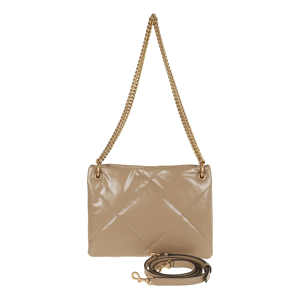 TORY BURCH Diamond Quilt Schoudertas Beige Dames