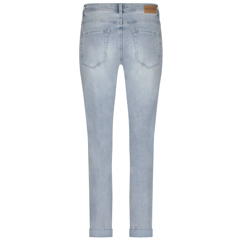 Red Button Gebleekte Denim Jeans Gray Dames