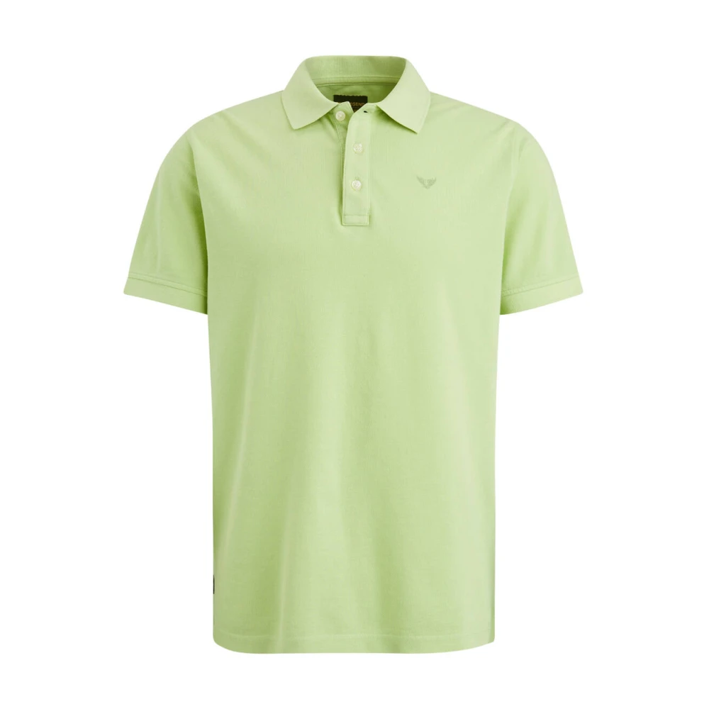 PME LEGEND Heren Polo's & T-shirts Short Sleeve Polo Pique Garment Dye Groen