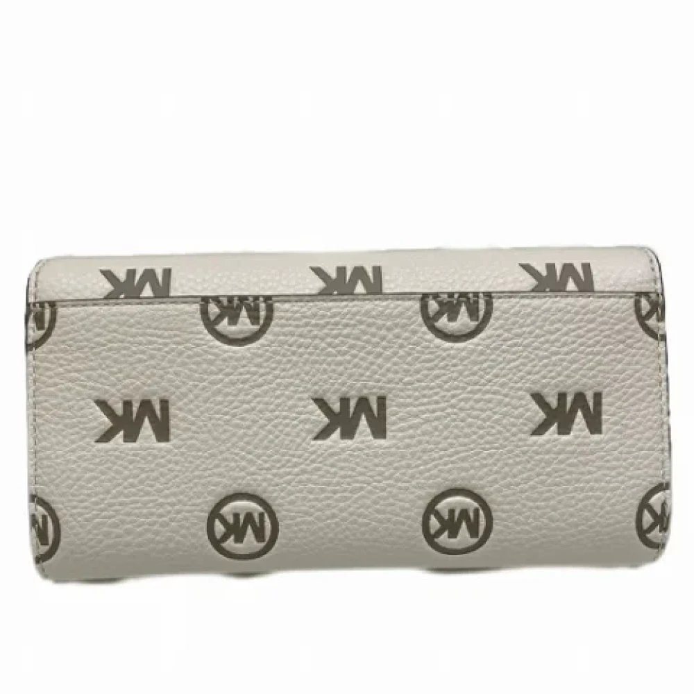 Michael Kors Pre-owned Fabric wallets White Dames