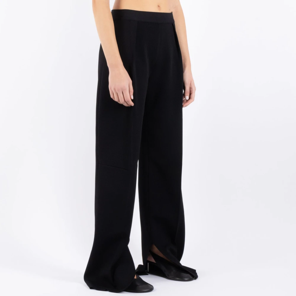 Jil Sander Zwarte Broek Stijlvol Model Black Dames