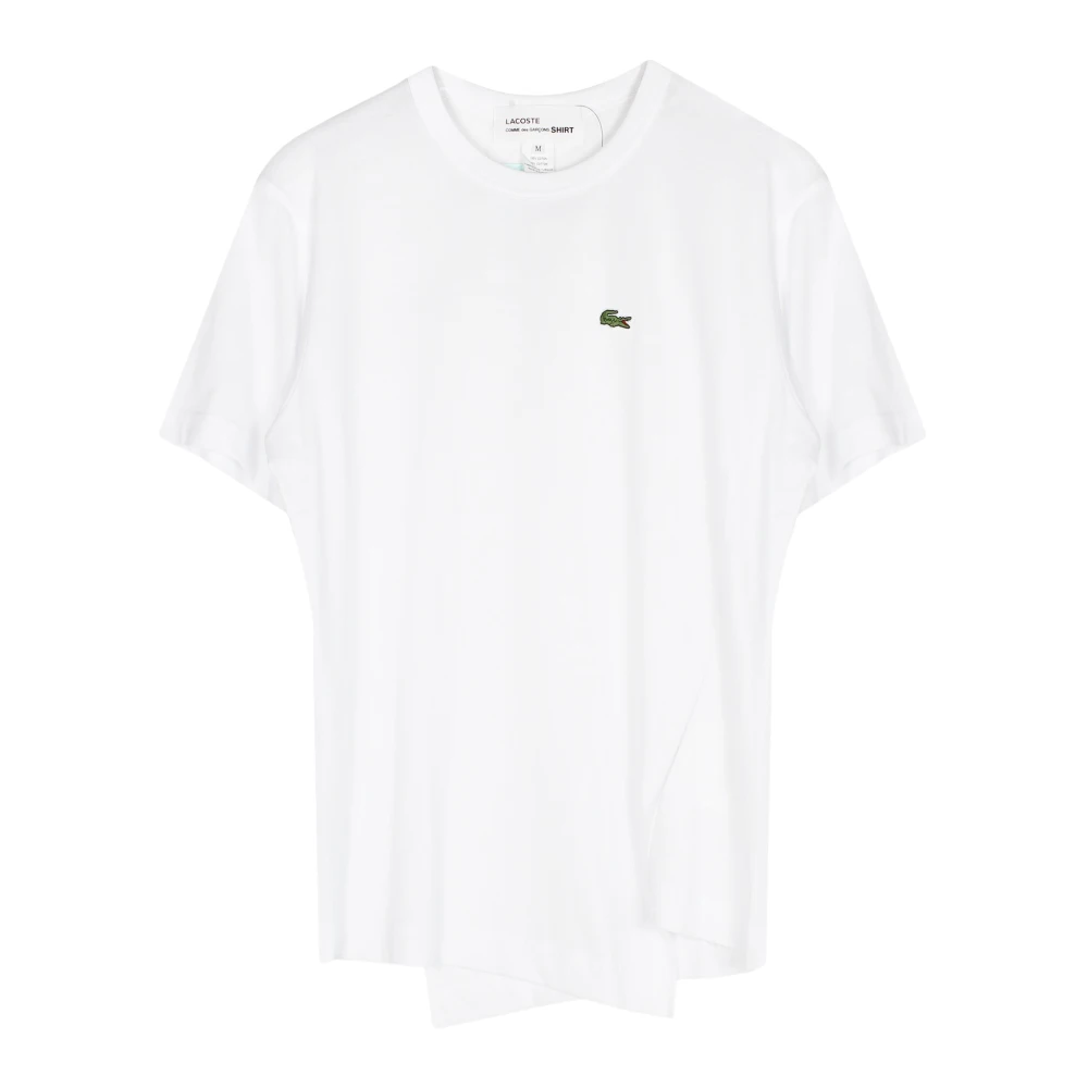 Comme des Garçons Wit Logo T-Shirt White Heren