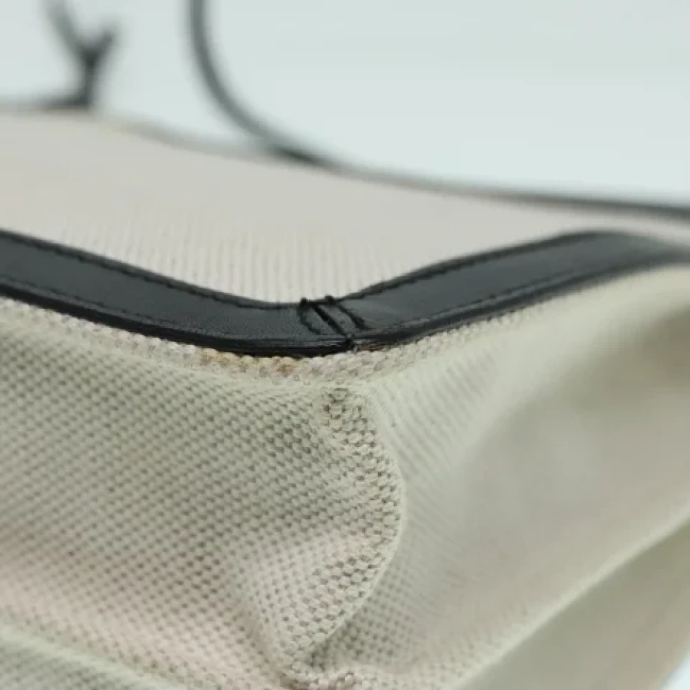 Balenciaga Vintage Pre-owned Canvas balenciaga-bags Beige Dames