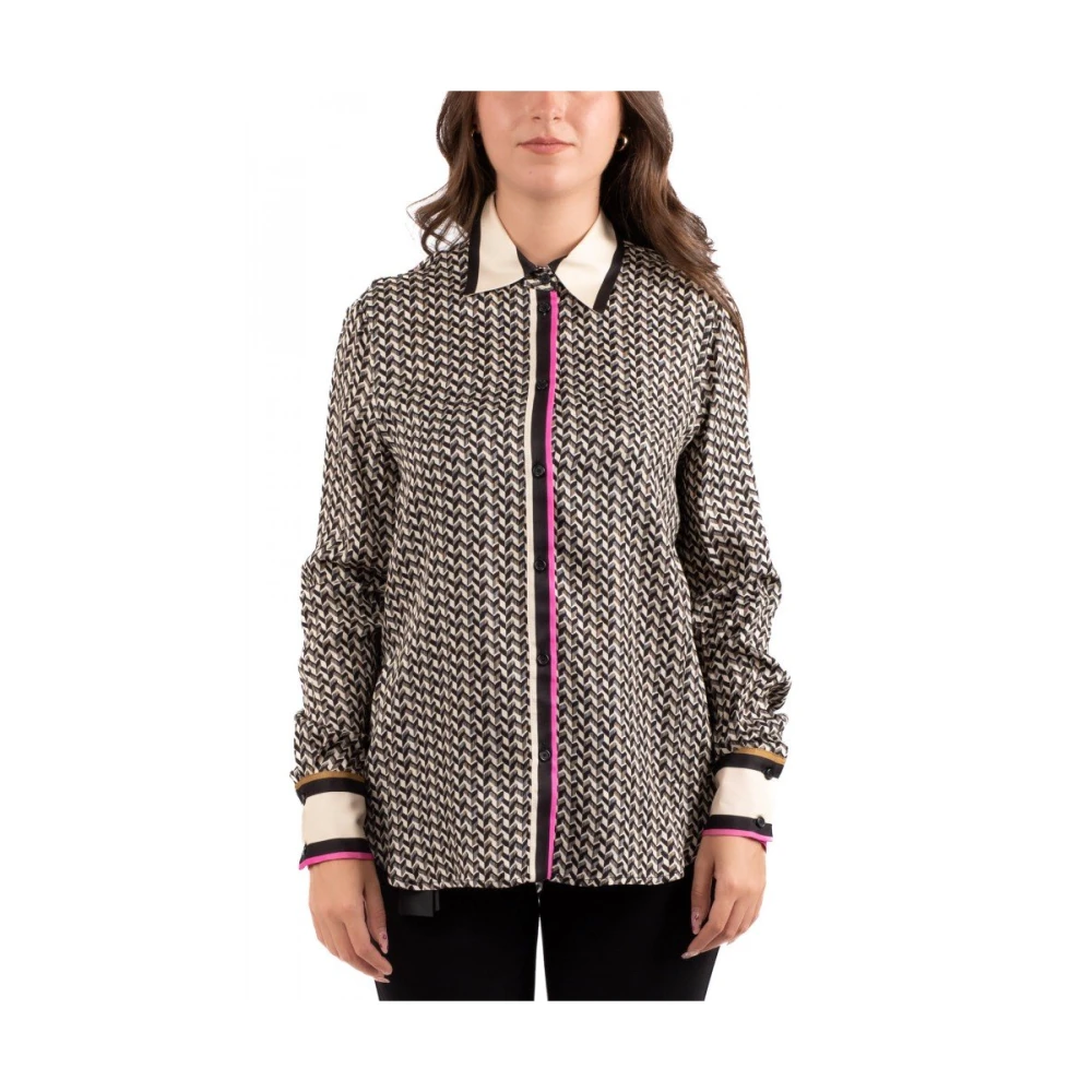 Pinko Dameshemd in Trendy Stijl Multicolor Dames