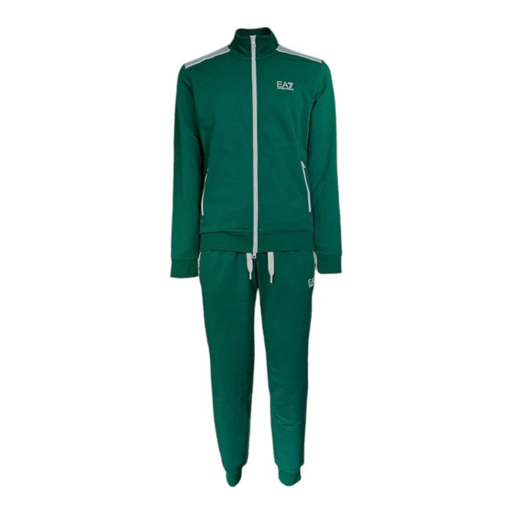 Emporio Armani EA7 Heren Tute Herfst Winter Collectie Katoen Green Heren