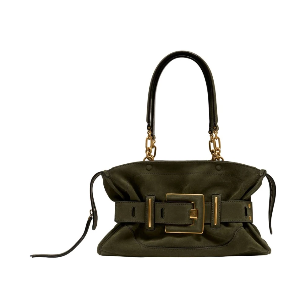 Balmain Women's Green Anthem Shoulder Bag