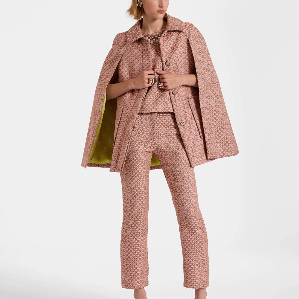 La DoubleJ Milano Mini Cape Pink Dames