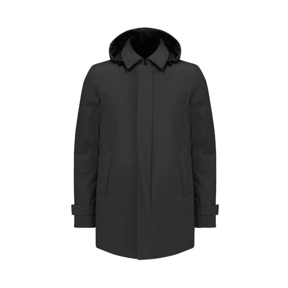 Herno Gewatteerde Jas Black Heren