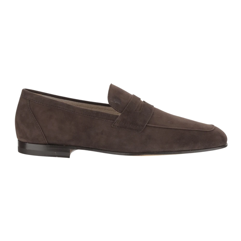 Tod's Mocka Loafers med Logotyp Brown, Herr