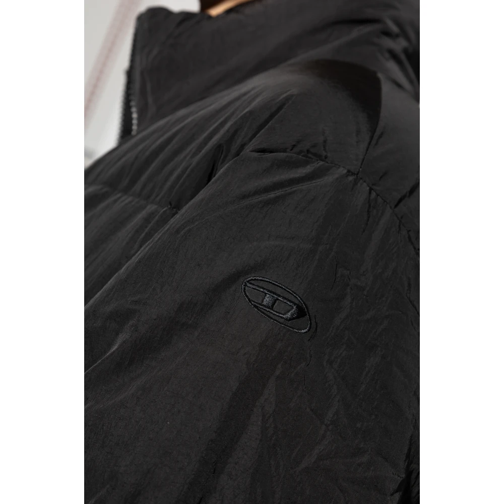 Diesel Jas W-Raveel-Lang Black Heren