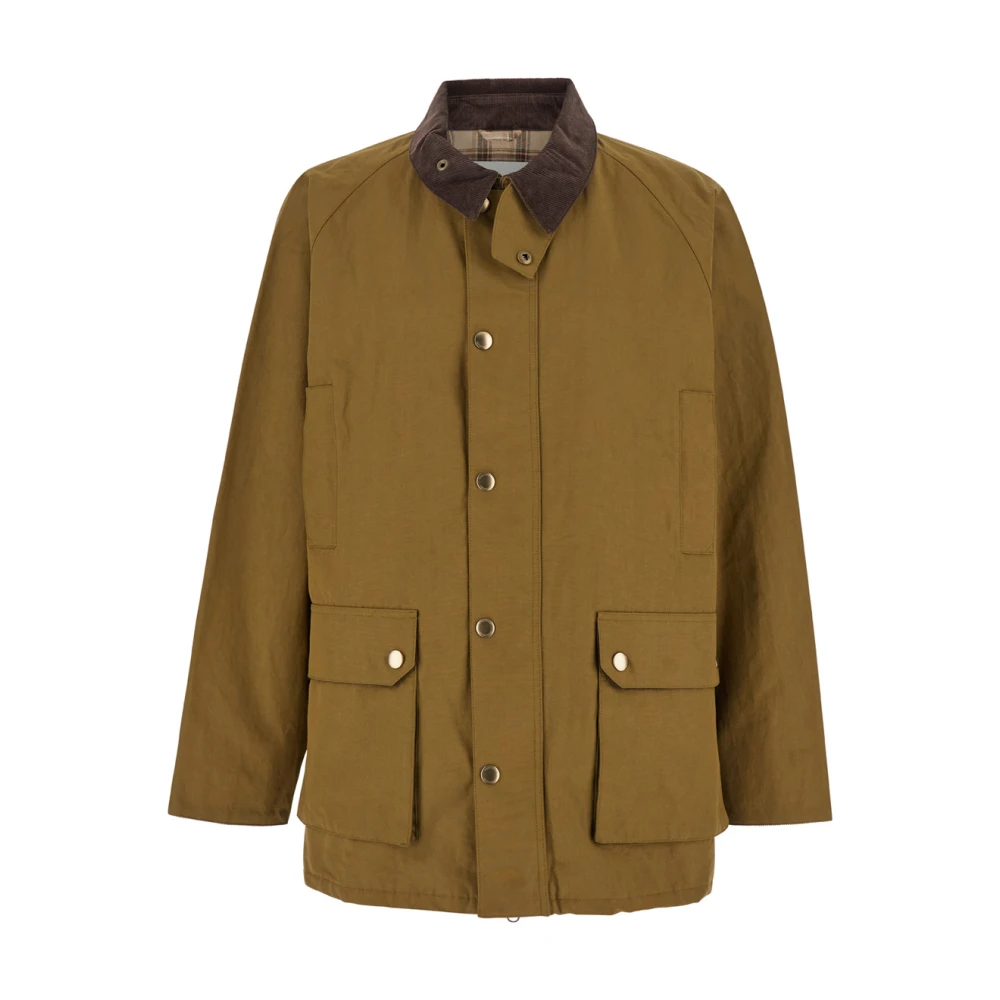 Dunst Beige Jachtjas Katoenmix Green Heren